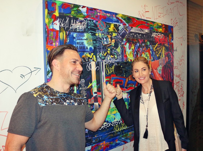 Suzi in Beirut at Vick Vanlian Showroom
